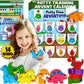 Toddler Potty Training Chart By Lil Advents - 14 Stackable Wooden Blocks - Potty Training Advent Game - Behavioral Reward Chart,