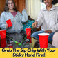 Slap N Sip Viral Sticky Hand Game - Fun Adult Drinking Game for Parties, Perfect for Gatherings and Social Events