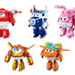 Super Wings 5' Transforming Toys 5-Pack, Supercharged Jett, Supercharged Paul, Supercharged Dizzy, Golden Boy & Sunny Airplane Toys Action Figures, Preschool Toy Plane For 3 4 5 Year Old Kids