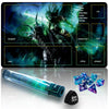 Extalas Experience high-standard Quality with Our MTG Playmat - Perfect for Magic: The Gathering and Lord of The Rings Fans  Complete with a Storage Tube and 7 dice ! (Style15  playmat with zones)