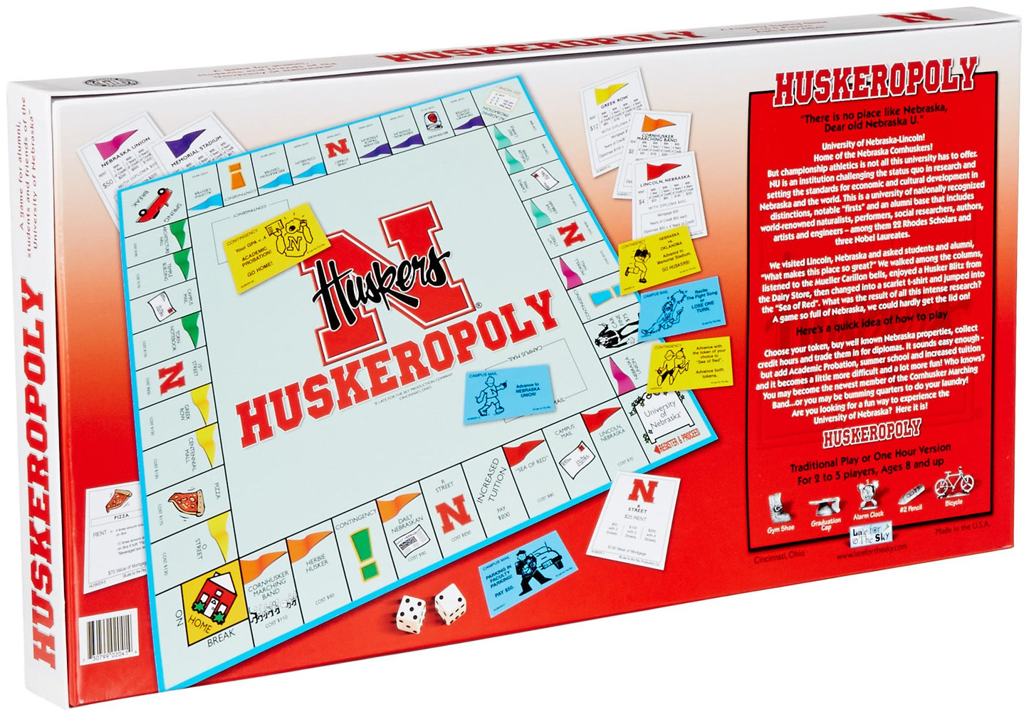 Late For The Sky University Of Nebraska Huskeropoly