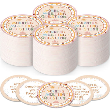 50 Morning Meeting Chips Questions Cards For Students, Classroom Questions Ideas Cards Conversation Starter For Classroom Activi