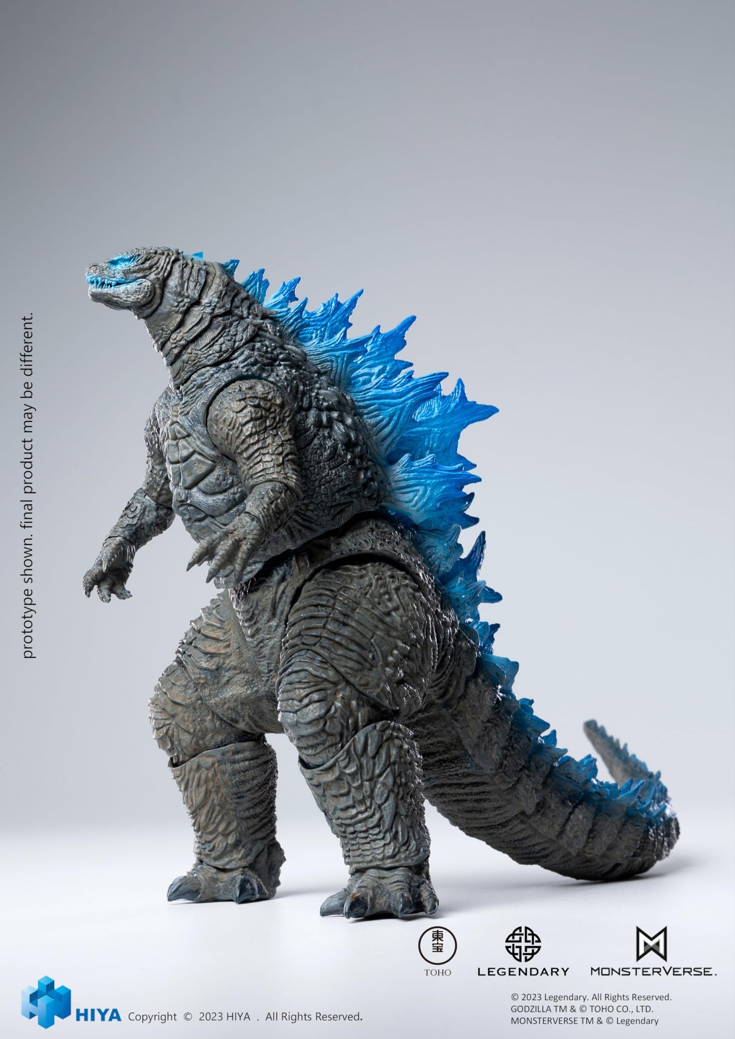 Hiya Toys Godzilla vs. Kong Heat Ray Godzilla Figure - 7" Translucent Plastic EBG0070
