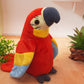 Talking Parrot Plush Toy, Repeat What You Say Funny Kids Stuffed Toys, Birthday Gift Kids Early Learning Animal Toy Electronic T