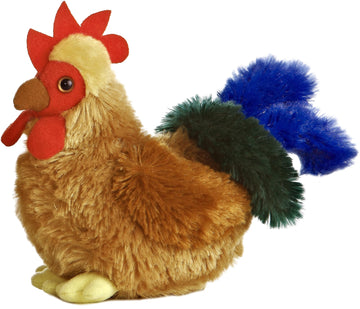 Aurora® Adorable Mini Flopsie™ Cocky™ Stuffed Animal - Playful Ease - Timeless Companions - Brown 6 Inches