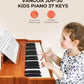 Vangoa Kids Piano Keyboard, 37 Keys Wood Digital Piano For Kids, Music Educational Instrument Toy, For Girls And Boys, Solid Wood Yellow