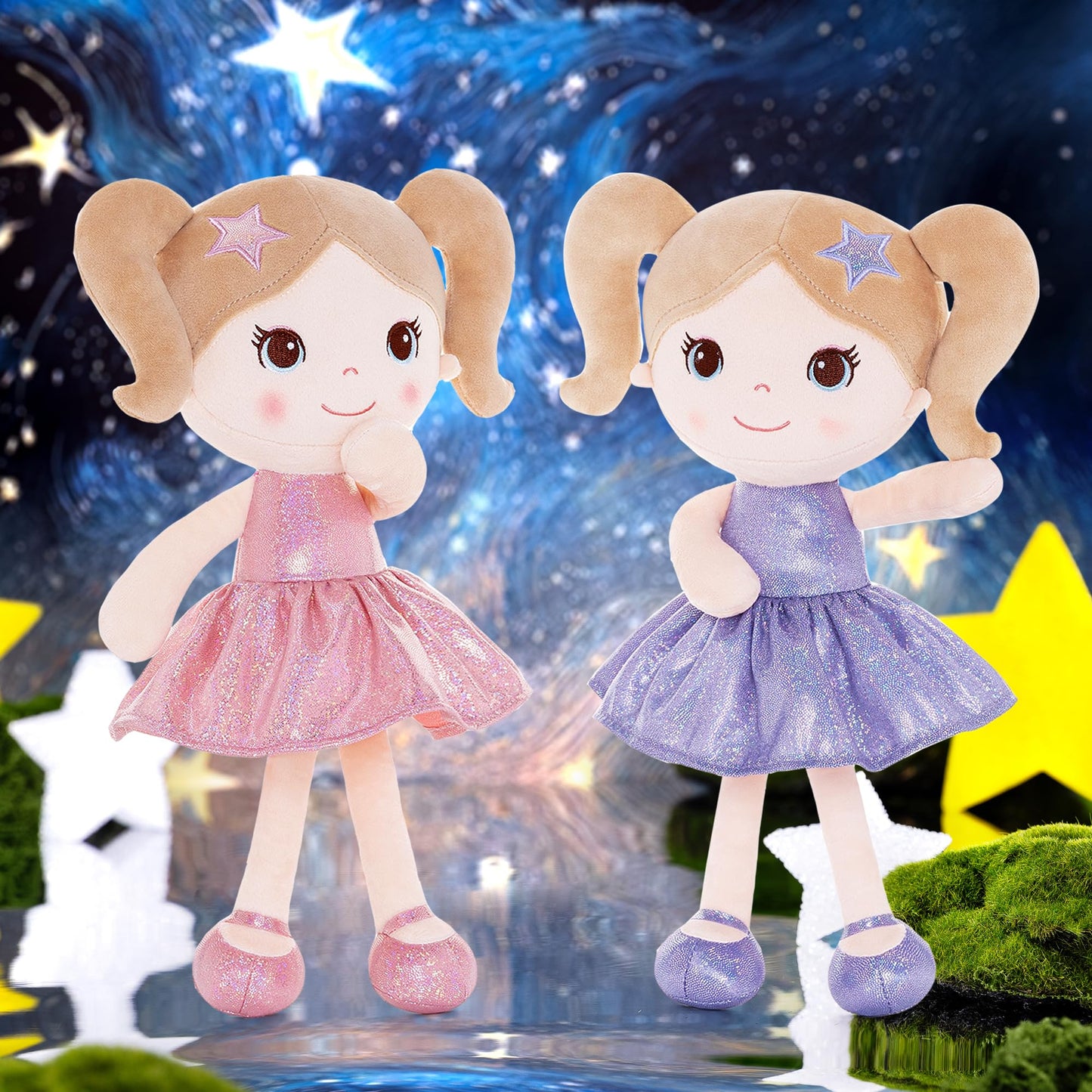 Lazada Baby Girl Gifts Baby Dolls First Baby Doll Baby Toys Star Girl Pink 12Inches