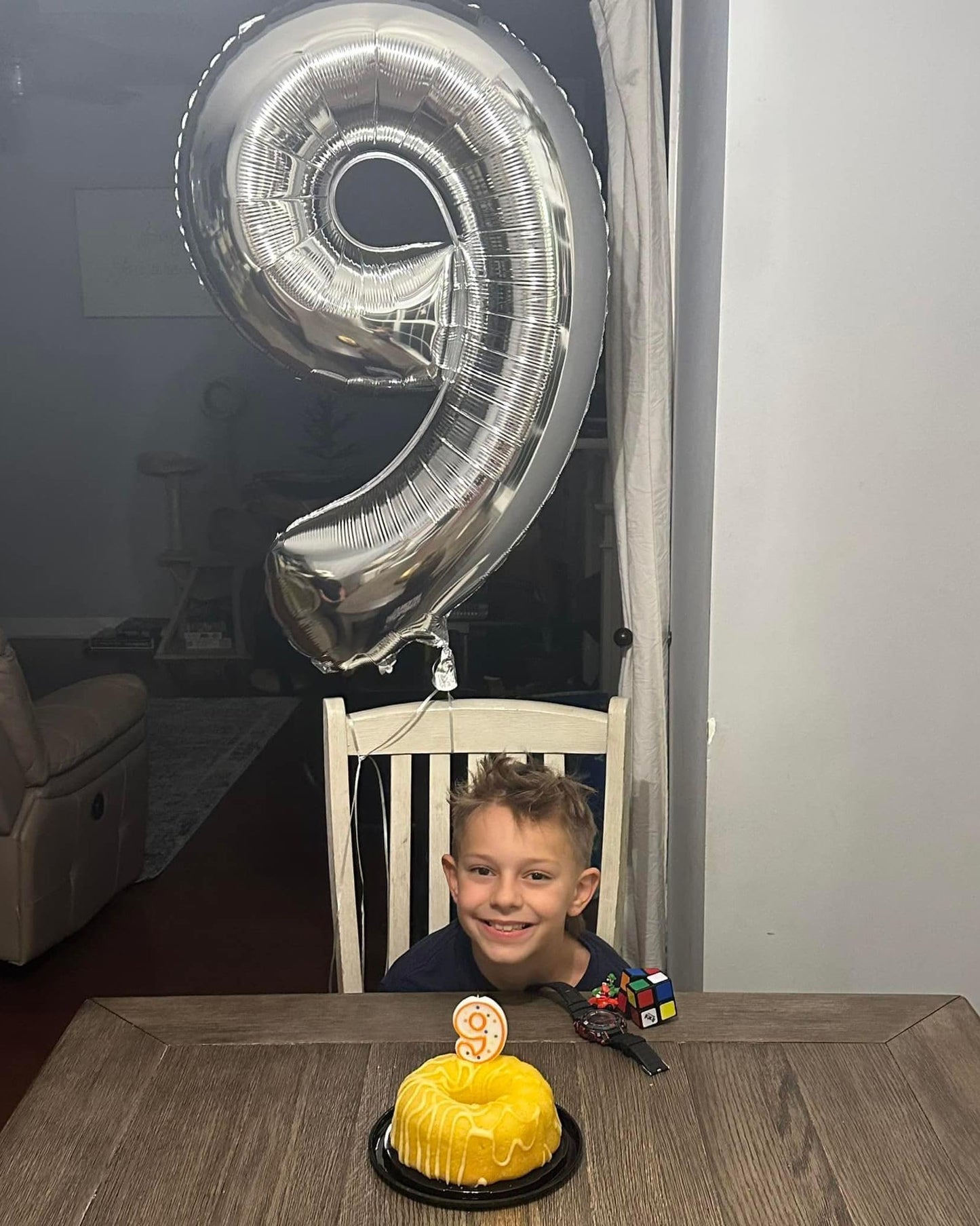 Silver 9 Balloon, Number Balloons 40 Inch, 9Th Giant Birthday Decorations For Boys Girls,19Th 29Th Silver Party Decorations Supp