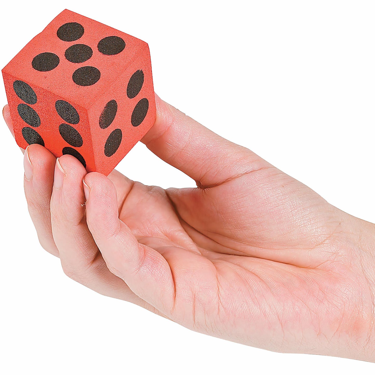 Fun Express - Foam Dice Assortment - Toys - Games - Indoor & Mini Game Sets - 12 Pieces