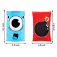 JOYIN 13 Pcs Carnival Bean Bag Toss  Knockdown Can Game Set  Holiday & Birthday Party Games  Outdoor Lawn Yard Activity for Kids Party Favors  Easter Egg Hunt for Classroom Gifts (Monster Style)