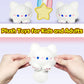 White Cat Stuffed Animals, Kawaii Cat Plushies For Girls And Boys, Soft Cats Mini Plush Toy Keychain, Fun Cuddly Plush Toys For