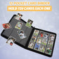 Trading Card Binder 12 Pocket  GERMUN PU Cover Card Binder for 720 Cards  enhanced Trading Card Holder Folders  Double Sided Pocket Card Album for MTG  TCG (Black)