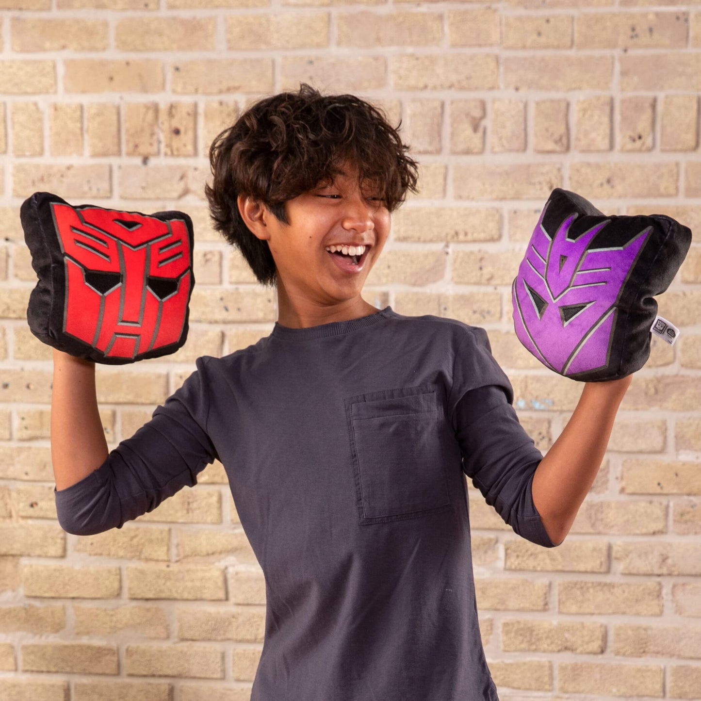 Club Mocchi-Mocchi Transformers Decepticon Plush Toy - 9-Inch Squishy Plush - Purple - T12836