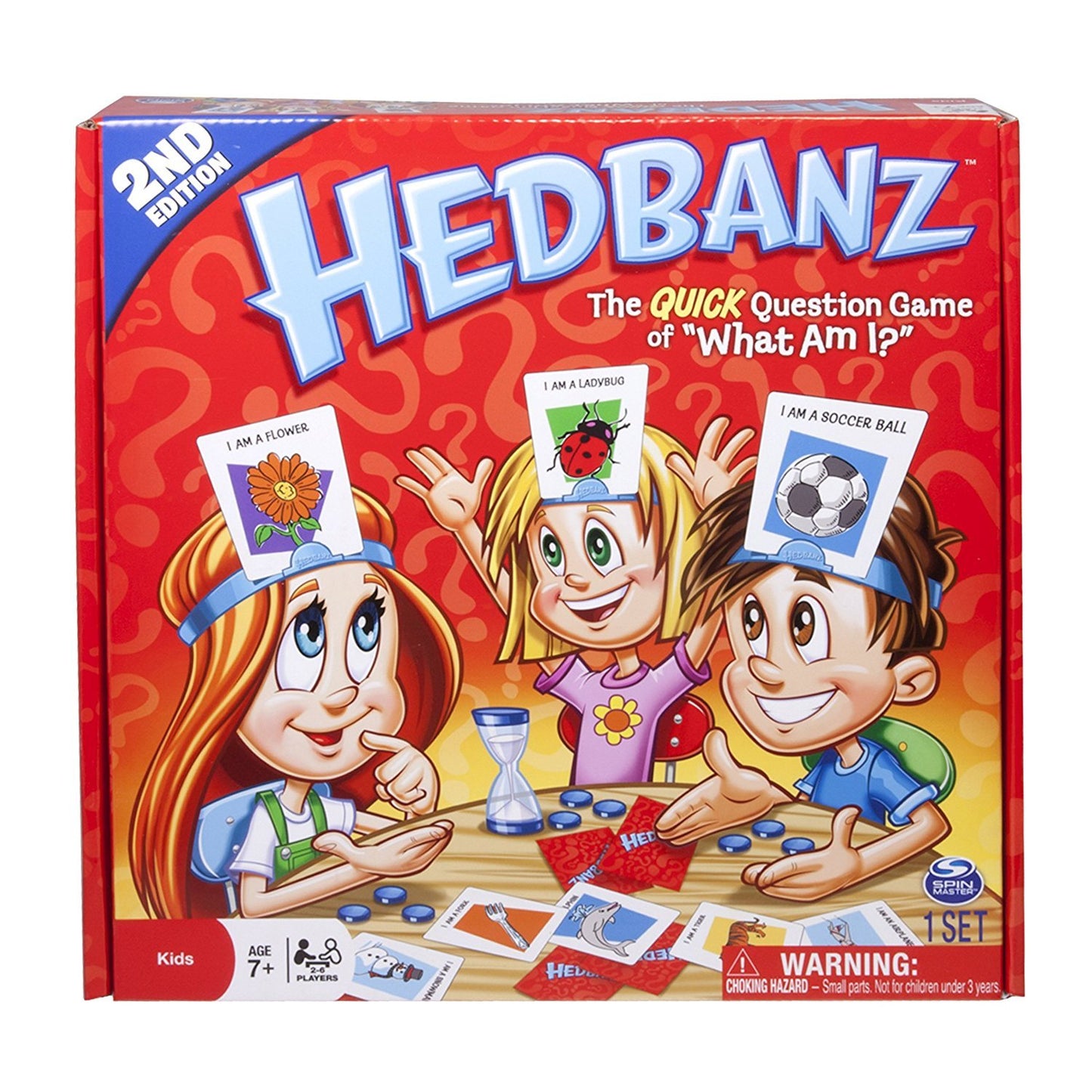Spin Master HedBanz Game 2nd Edition - Quick Question Game, Multicolor