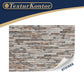 3 Sheets Self-Adhesive Flooring For Dollhouse 1:12 Scale (Shabby Blue White)