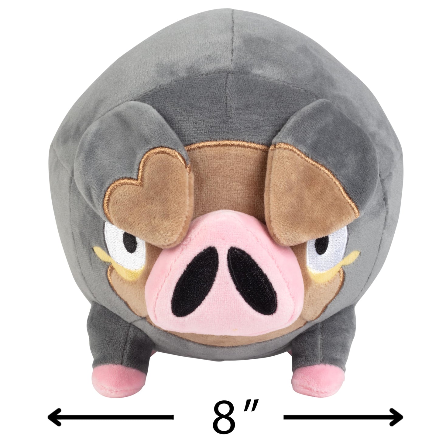 Pokémon 8" Lechonk Plush Toy - Soft Brown Stuffed Animal - Officially Licensed - Perfect Holiday Gift for Kids - Model PKW4203