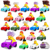 40 Pcs Jeep Ducks With Tags For Ducking,3.9 Inch The Shape Of A Vehicle,20 Jeep Ducks +20 Wig Rubber Ducks For Baby Bath Toy Par