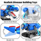 Yerloa Dinosaur Toys For Boys Age 8-12 5-7 6-7, Jurassic Building Kits For Kids 6 7 8 9 10 11 12 + Year Old, 343 Pcs Remote Control Stem Projects Building Blocks Sets Educational Birthday Easter Gifts