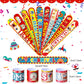 Junkin Carnival Party Decorations Carnival Slap Bracelets For Kids Carnival Animals Wristband Bracelets Christmas Party For Birt
