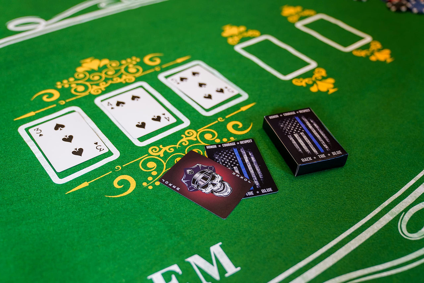 Military Gift Shop Police Officer Playing Cards - Unique Graphics - enhanced Quality - Police Officer Gifts for Men or Women | Disabled USMC Vet Owned Small Business