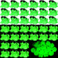 Halloscume 36 Pack Rubber Frogs Squeak and Floating Mini Glow in The Dark Frogs with Glasses Cute Bathtub Toys Swimming Bath Toy