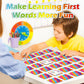 Aizweb First Words Match Game,Memory Game,52 Pcs Toddler Baby Flash Cards,Educational Toys For Pre K Preschool Kindergarten Learning Activities,Speech Therapy Materials Classroom Must Haves