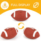 H&W Football Piggy Bank For Boys, Shatterproof Rugby Sports Themed Coin Bank, Large Size, Super Bowl Gift For Kids