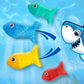 EYxsaxenk Fish Bean Bags - 12Pcs Nylon Tossing Game for Kids, Indoor/Outdoor Use, Fun Family Party Supplies