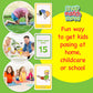 Covelico Yoga Cards For Kids - Fun Yoga Pretzels Cards For Kids Yoga Games For Children, Play Memory Yoga Game, Snap And Go Fish Yoga, Yoga Flash Cards And Yoga Kids Props For Kids Yoga & Tween Yoga.