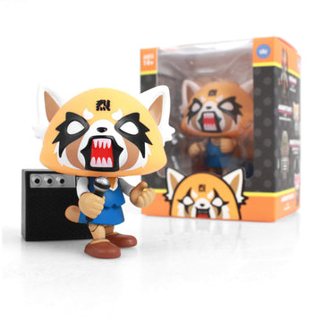 The Loyal Subjects AGGRETSUKO Vinyl Figure, 3.25 Inch, Plastic, Retsuko Death Metal Wing Eyes, Model 87059