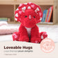 Bearington Collection Stuffed Animal  Dinomite The Heart Dinosaur  11-inch Valentine's Plushie