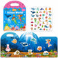 Igetooy Reusable Sticker Books For Toddlers 1-3, Sticker Book For Toddlers 2-4 Years, Toddler Travel Essential In The Car/Train/Plane