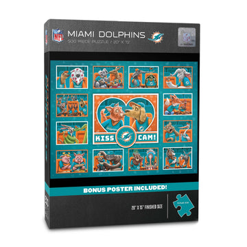 YouTheFan NFL Miami Dolphins Kiss Cam 500pc Puzzle