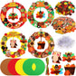 Fancy Land 16 Sets Thanksgiving Crafts for Kids Foam DIY Wreath Ornaments Craft Kits Fall Thanksgiving Activities Classroom Home