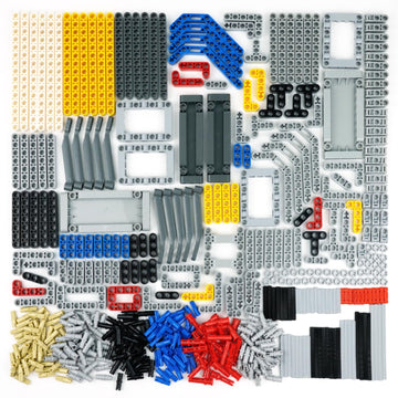 Technical Parts Pieces Sets Liftarm Beams Bricks Bulk Axles Pins Panels Frame Beams Connectors, 580 Pieces Compatible With Technic-Block Moc Buildings Toys For Boys Adults Kids Age 6+