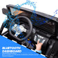 Hikiddo 24V 9Ah Ride on Toy for Big Kids, 4WD 2 Seater Ride on Car Truck with Remote Control, 4x200W Motor - Black