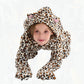 Nssonben Cheetah Costume Kids Halloween Cosmtume Unisex Animal Leopard Onesie Costume Outfit For 7-8 Years Girls Boys Gift