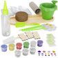 Dan&Darci Cast a Pot Kit - Multicolor DIY Art & Gardening Set for Kids Age 8-14 - Fun STEM Craft Gift for Boys & Girls
