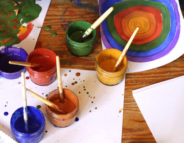 The Natural Earth Paint Kit | Non- Toxic | Made For Kids | Vegan | 6 Bright Colors | All Ages