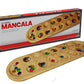 Classic Mancala Game - Features A Full-Sized, Solid Wooden Board With Exquisite Detail Stones By Pressman For 2 Players