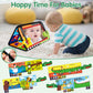 Arovan Tummy Time Baby Mirror Toy - Black & White High Contrast Infant Sensory Toy with Soft Activity Book & Teether for Newborns 0-3 Months