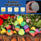 Glarks 34Pcs Rock Painting Kit, Including 15Pcs 2-3 Flat Painting Stones River Rocks, 12 Colors Non-Toxic Washable Paint, 6Pcs P