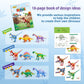Drama Planet Air Dry Clay Dinosaur Craft Kit For Kids, Build And Design Your Own Dinosaurs With Modeling Clay, 3 Dinosaur Fossil