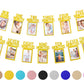 Whaline 1St Birthday Baby Photo Banner For Newborn To 12 Months, Monthly Milestone Photograph Bunting Garland, First Birthday Celebration Decoration (Gold)