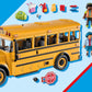 Playmobil School Bus with 4 Figures, Multicolor, Plastic, Model 70983, TU Size