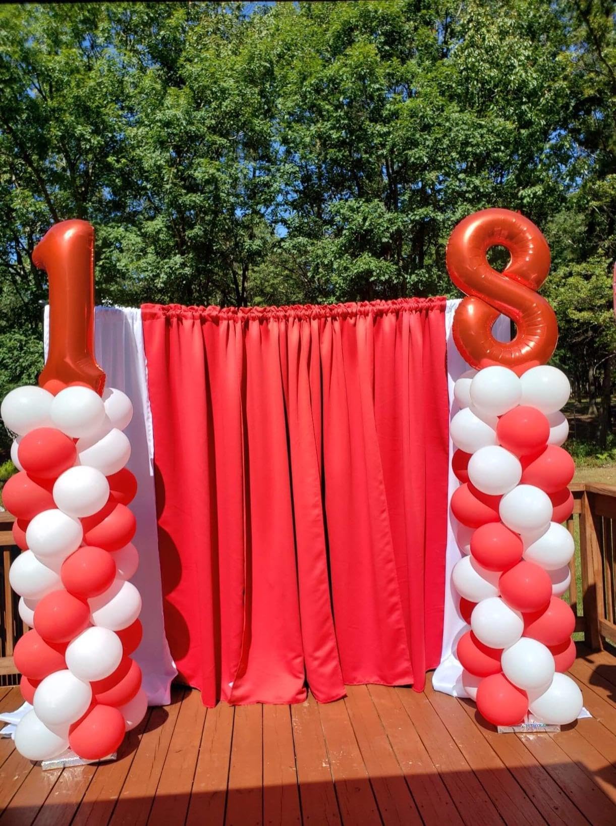 Red Number Balloon 40 Inch, 1 Balloon 1St Birthday Decorations Boy Girl Baby, Red Party Decorations For 1 10 11 15 16 17 18 21,