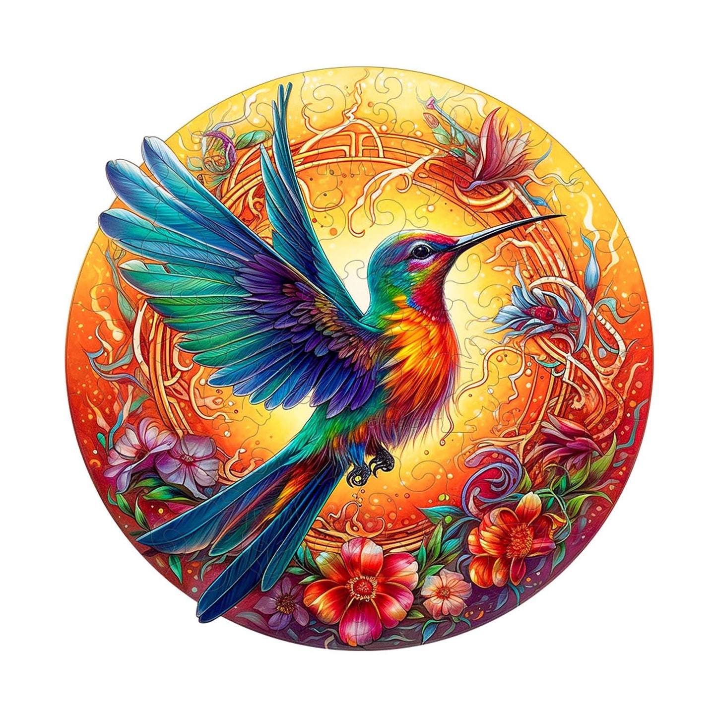 WETUFIN - Wooden Jigsaw Puzzles for Adults, Forest Style Wooden Jigsaw Puzzles Large Size Puzzles Unique Shape Puzzles, Gifts fo