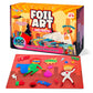 Playbees Foil Art Kit Superheroes  Preschool Arts and Crafts Kit for Kids No Mess Art for Boys & Girls Ages 4, 5, 6, 7, 8, 9 Y