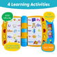 Boxiki Kids Talking Activity Book - Interactive Sound Book with 5 Learning Activities for Ages 2+ - Blue, Plastic, Model 1