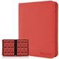 Card Binder 360 Pockets Trading Card Holder Book  enhanced PU Cover Zip Folder Binder  Side Loading Carrying Case Binder Album for TCG  MTG Sports Cards  Game Cards (Red)